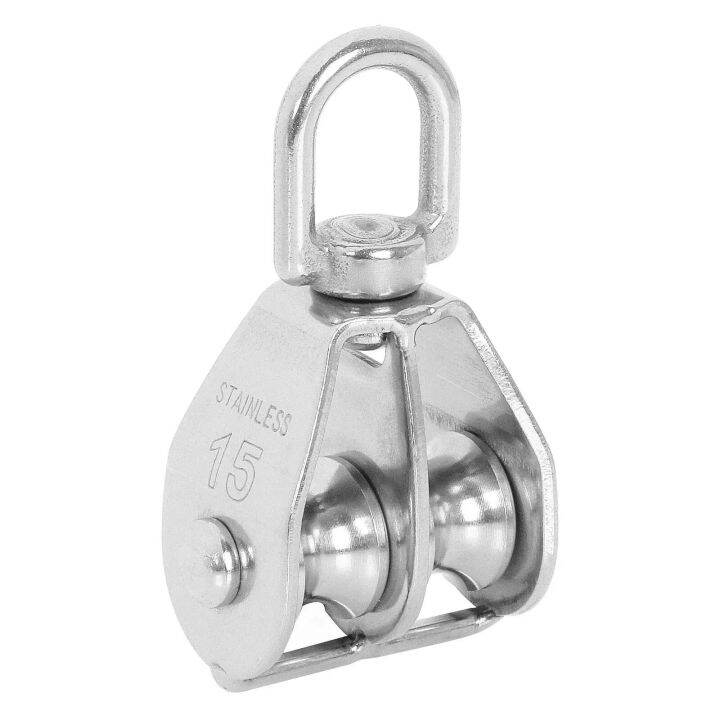 Double Pulley Block Hanging Wire Pulley Roller 304 Stainless Steel