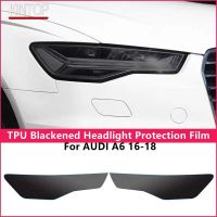 For AUDI A6 16-18 TPU Blackened Headlight Protective Film, Headlight Protection, Film Modification