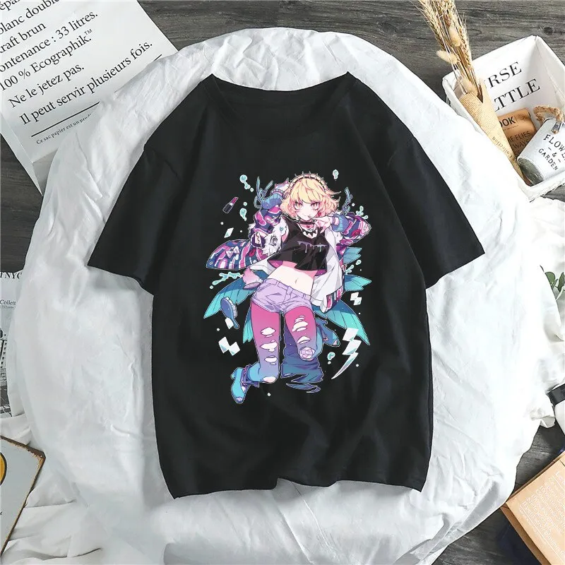 Technoblade Never Dies Merch Print T-shirt Men Women Fashion Anime Casual  Loose Cotton T-shirts Oversized Unisex Streetwear Tops - AliExpress