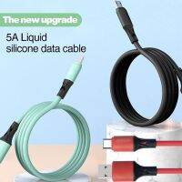 HOT weime428 - / ซิลิโคนเหลว5A USB สายเคเบิลข้อมูลที่ทนทาน1.2M/1.8M ปลอดภัยสายชาร์จข้อมูลที่รวดเร็วคุณภาพสูง