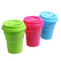 Car smiley face tissue cup mini car trash can household tissue pumping storage bin Pink Green Blue