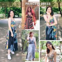 ชุดเดรสผู้หญิง เดรส ชุดเดรส dress เดรสผู้หญิง ชุดเดรสสวยๆหรู Princess dress - เดรส เดรสลายดอก เดรสสวยๆ เดรสไปทะเล เดรสใส่สบาย