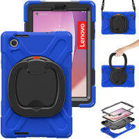 เคส IFarcase ฝาครอบป้องกันกันกระแทกแข็งแกร่งพร้อมขาตั้งแบบหมุนได้สำหรับแท็บ Lenovo M9 TB-310FU M8 (รุ่น4th) เคสซิลิโคนสำหรับเด็ก2023 TB-TB-300XU 300FU + สายคล้อง