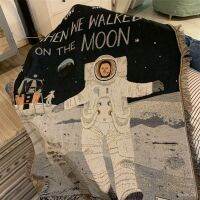 XZX180305  ✞⋮ Moon Walk Throw Blanket Multifunction Knitted Universal Blanket Non-slip Blankets Slipcover Cober