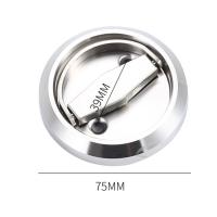 304 Stainless Steel Invisible Door Handles Fire Proof Door Round Cabinet Handle For Fireproof Door Wardrobe Drawers Cabinets Door Hardware Locks