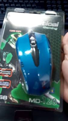 OPTICAL MOUSE MD-TECH MD-120 USB/GAMING/1200 DPI/BLUE LIGHT GAMING