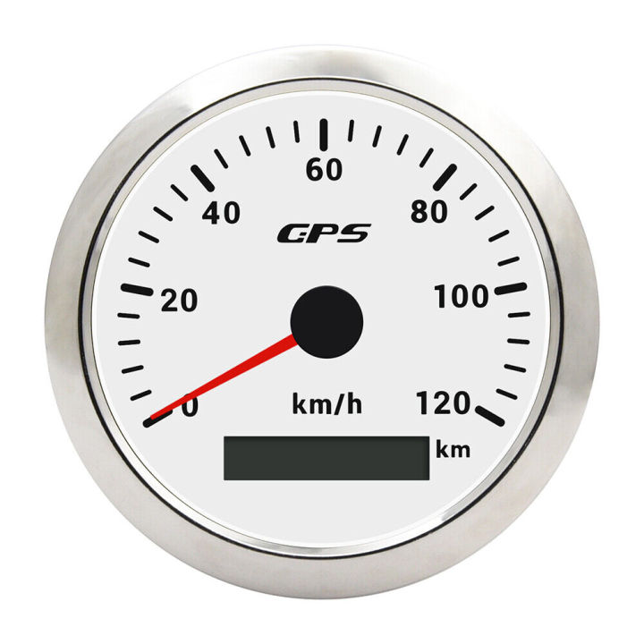 85มม-7สี-backlight-digital-lcd-speed-gauge-meter-120-km-h-กันน้ำ-g-p-s-speedometer-gauge-g-p-s-เสาอากาศสำหรับรถจักรยานยนต์-marine-เรือ-auto-รถรถบรรทุก