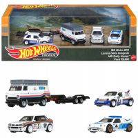 (กล่องไม่สวย) โมเดลรถเหล็ก Hot wheels Premium Rally Legend Collector Display 4 Pack ชุดรถเหล็ก 4คัน + พร้อมกล่อง 3D