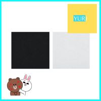 สักหลาดแบบเหลี่ยม WELVET DIY 145x1.8 มม. สีดำSQUARE FELT PAD PACK IN WELVET DIY 145X1.8MM BLACK **ราคาดีที่สุด**