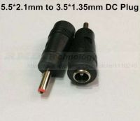 10ชิ้น/ล็อตตัวแปลงไฟฟ้า Dc Dc Dc สายเชื่อมต่อสัญญาณ5.5X2.1 Mm แปลงเป็น3.5X1.35 Mm