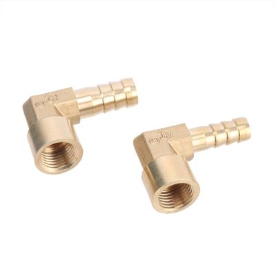 ；【‘； Garden Hose Pagoda Connector 8Mm 10Mm Hose Barb Connector, Hose Tail Thread  1/4 Inch Thread (PT)Brass Water Pipe Fittings