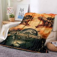 [High-end blanket] Super Soft Fleece ไดโนเสาร์โยนผ้าห่ม Jurassic Park ผ้าห่ม Flannel ผ้าห่มสำหรับเตียงโซฟา Home DecorTeens เด็กของขวัญ