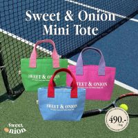 กระเป๋าผ้าแคนวาส สีทูโทน ไซส์เล็ก - Sweet &amp; Onion Signature (Mini) Tote