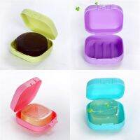 Candy Color Portable Soap Plastic Holder Travel Supplies Square Bathroom Accessories Soap Storage Container Soap Dish Soap Dishes