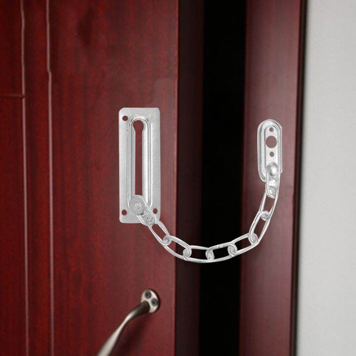 Anti theft Stainless Steel Hotel Door Chain Latch Safety Guard Security