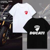 เสื้อยืดแขนสั้นคอกลมYamaha Ducati Suzuki Harley Kawasaki Honda วรรคเดียวกันเสื้อยืดแขนสั้นรถจักรยานยนต์สามารถปรับแต่งเสื