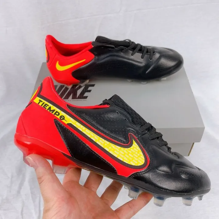 Sepatu Bola Nike Tiempo Legend 9 Black Red Volt Fg Lazada Indonesia 7247