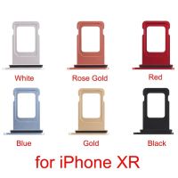 สำหรับ iPhone X/xr/xs/xsmax ถาดใส่ซิมกระเป๋าเก็บบัตรนาโนเอสดีคู่ช่องเสียบบัตรอะไหล่ทดแทน LKT37124ชิ้นส่วนทดแทน