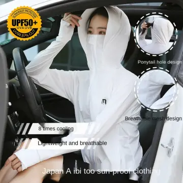 Womens Sun Protection Clothing Long Sleeve UV Protection Jacket Cooling  Hoodie