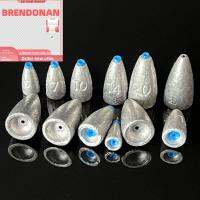 BRENDONAN 5/10/15/20/40pcs กระสุนลูกเล็ก ที่วางตะกั่วสำหรับตกปลา 5ก.-20ก. เว้าด้านล่าง น้ำหนักสำหรับตกปลา 2023 สายนำ ที่วางแก้วช็อตตกปลา ปลาคาร์พตกปลา