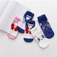 Summer Cartoon Cotton Women Boat Socks Cute Kwayi for Summer Breathable Casual Girls Funny Fashion Beauty girl socks