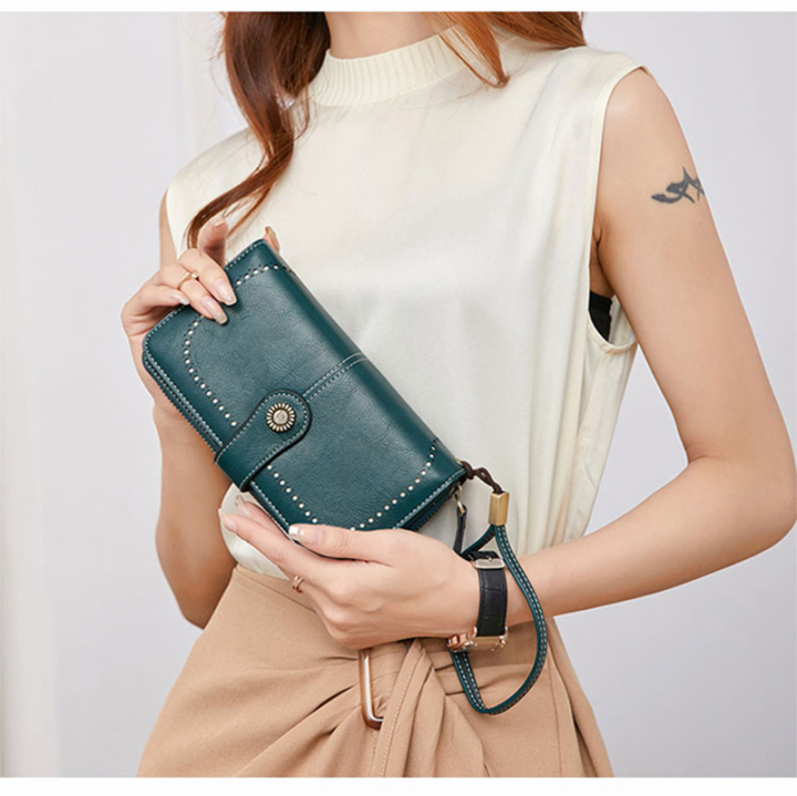 ladys-long-purse-with-multiple-card-slots-adult-card-amp-id-holder-for-ladies-zipper-long-wallet-with-coin-holder-rfid-blocking-wallet-for-ladies-leather-card-wallet-for-women