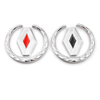 3D รถ Side Emblem สติกเกอร์หน้าต่าง Renault โลโก้โลหะสติ๊กเกอร์ตกแต่ง