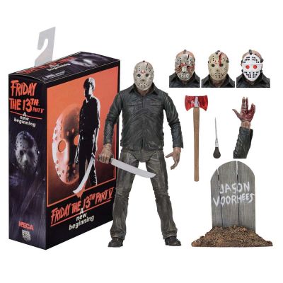 "The 13th Part V " เฟรดดี้ VS. Jason Black Friday ฮัลโลวีนขนาด 7 นิ้ว Action Figure Doll Model Play Set