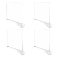 Acrylic Closets Shelf Dividers - Organizer For Clothes Bedroom Organizer 4 PCS Clear Shelf Separators For Clothes Organizer An