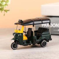 【Home Depot】zhuying ล้อแม็กรถสามล้อจำลองย้อนยุครุ่นสามล้อรถจักรยานยนต์ของเล่น Diecast Car