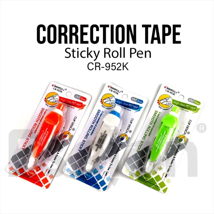 Correction Tape PEN 952K / Sticky Roll Pen Correction Tape Lazada