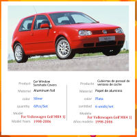 รถเต็มครอบคลุมม่านบังแดดสำหรับโฟล์คสวาเกนกอล์ฟ MK4 VW Golf4 4 1J 1998 ~ 2006ป้องกันรังสียูวีครีมกันแดดหน้าต่างม่านบังแดดอุปกรณ์เสริมฝาครอบ