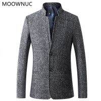 ZZOOI 2021 New Four Seasons Universal MenS Stand-Collar Large Size Wild Business Casual Wear Slim Warm High Quality Small Suit Jacket