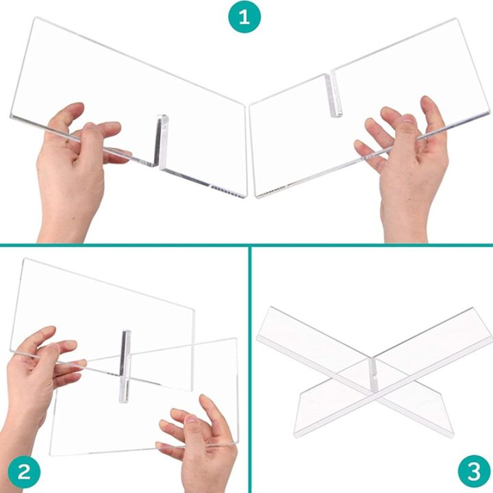 reading-nook-book-storage-organizer-magazine-display-rack-x-shaped-bookcase-acrylic-bookshelf