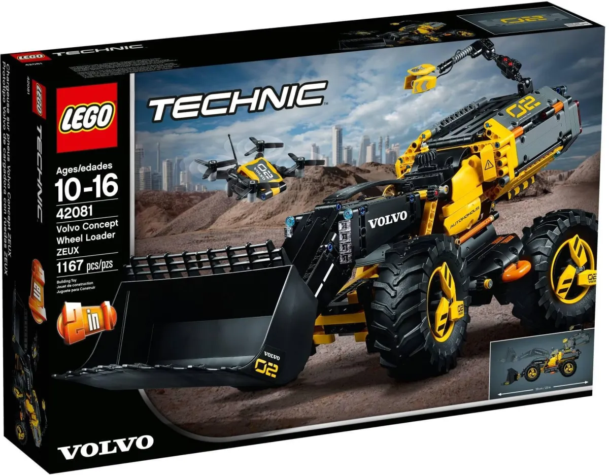 LEGO Technic 42081 - Xe Ủi hiện đại Volvo ZEUX - Hấp dẫn và thú vị đang chờ đón bạn với LEGOTechnic 42081 - Xe ủi hiện đại Volvo ZEUX. Bức ảnh sẽ giúp bạn khám phá những tính năng đặc biệt của sản phẩm, bao gồm cả bộ điều khiển từ xa để bạn có thể điều khiển chiếc xe như một người thợ xây chuyên nghiệp.