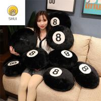 SHUI70300ลูกนิ่มหมายเลข8ลูก Bantal Kursi ลูกบอลแปดลูก Boneka Mainan การตกแต่งบ้าน8ลูกบิลเลียดจำลองตุ๊กตาหนานุ่มลูก8ลูกหมอนนุ่มบิลเลียด8ลูกตุ๊กตาหนานุ่ม8ของเล่นตุ๊กตาลูก