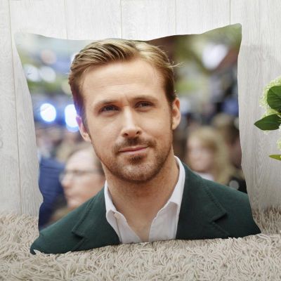 [$ AA สุดฮอต] Ryan Gosling ปลอกหมอนปลอกหมอนปรับแต่งได้ตกแต่งบ้านแบบทันสมัยสำหรับห้องนั่งเล่นปลอกหมอน