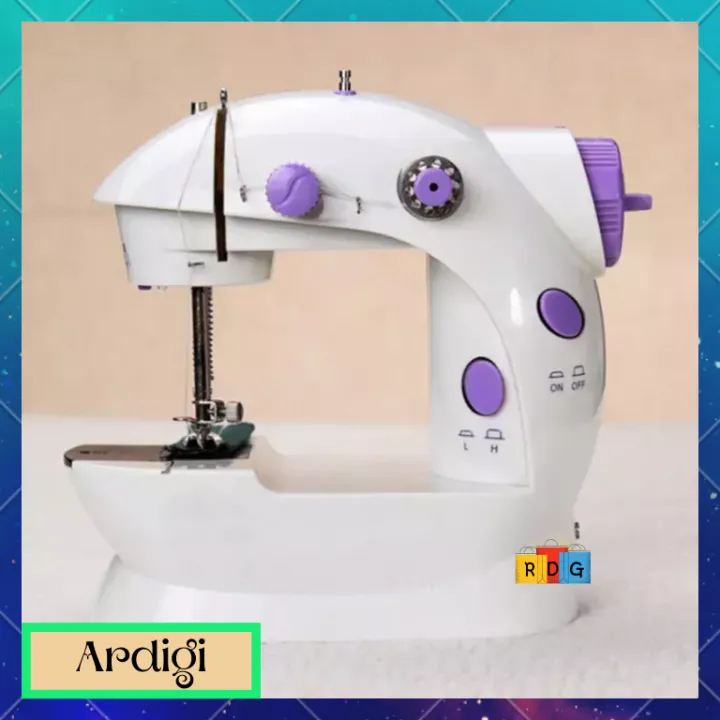 ARDIGI Double Thread Mini Electric Sewing Machine 2Speed Mini Electric