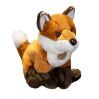 Fox Stuffed Animal Realistic Animal Plush Toy Soft Plushies Hugging Body Pillow Not Weighted For Kids Girls Boys Adults current