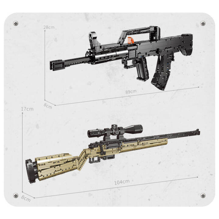 military-series-ww2-m24-awm-sniper-ak47-akm-model-building-blocks-qbz95-winchester-weapons-bricks-toys-gifts