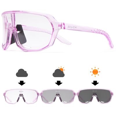【CW】∏❀  Cycling Sunglasses Photochromic Glasses Mens UV400 Eyewear for Men Cycl Road Mountain Goggles