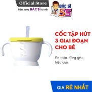 Cốctập uống, tập hút Kichilachi 3 giai đoạn cho bé- Có vạch chia 150ml