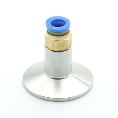 ✹❣ 6mm 8mm 10mm 12mm Hose Tube Push In Fitting 304 Stainless Steel Sanitary Ferrule Connector Pipe Fitting Fit Tri Clamp