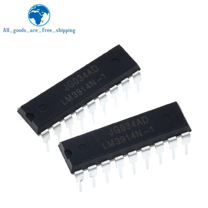 10ชิ้น LM3914N-1 DIP-18 LM3914N LM3914 Dot/bar Display Driver