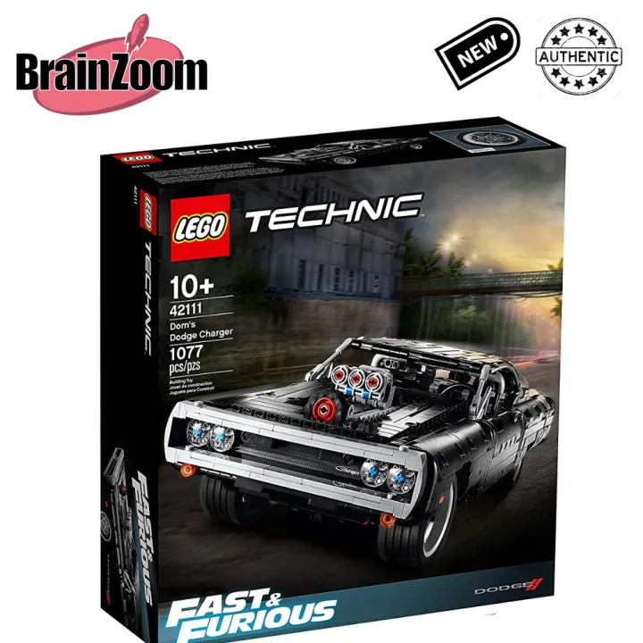 LEGO Technic Fast & Furious Dom's Dodge Charger 42111 Race Car Building ...