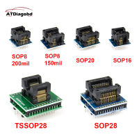 6Pcs SSOP28 200mil SOP28-DIP28อะแดปเตอร์ SOP20 SOP16ไปยังอะแดปเตอร์ DIP8เข้ากันได้ Tssop20 Ssop20ซ็อกเก็ต