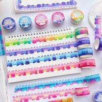 【LZ】☍∏❧  Colorida Fita Washi Kawaii DIY Fita Adesiva Scrapbooking Decoração Border Collage Álbum de fotos Fitas bonitos Papelaria 20mm x 3m