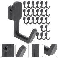 VORCOOL 24pcs พลาสติก pegboard hooks j shape pegboard hook peg board เครื่องมือจัดงาน