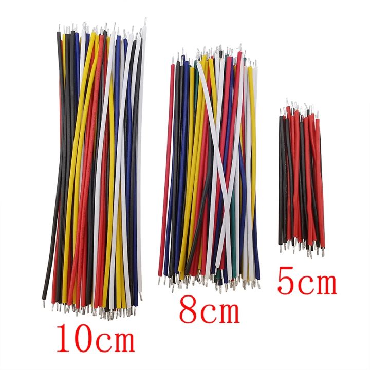 130pcs-24awg-breadboard-jumper-wire-cable-kit-tin-plated-pcb-solder-cable-flexible-pvc-electronic-wire-5cm-8cm-10cm-6-colors