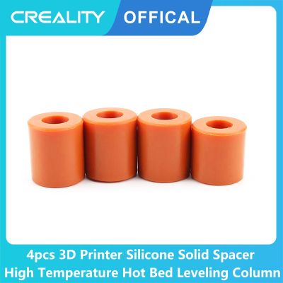 【HOT】■卍 Creality Official 4pcs Printer Silicone Spacer Temperature Hot Bed Leveling Column for CR10 Ender3 3d Priter Parts